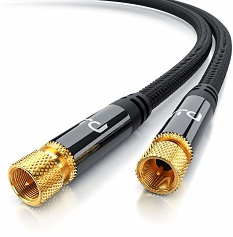 CSL-Computer CSL  3 m HDTV kabel satelitarny z Braiding 135 dB 75 omów  wtyczka F do wtyczki F  kabel SAT  kabel koncentryczny HDTV kabel antenowy  DVB-T2 radio UKW DAB DAB 722304926722
