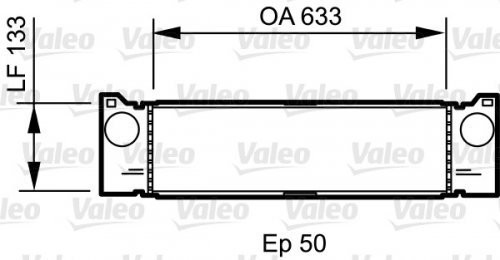 Valeo 818808 chłodnicą powietrza doładowującego 818808
