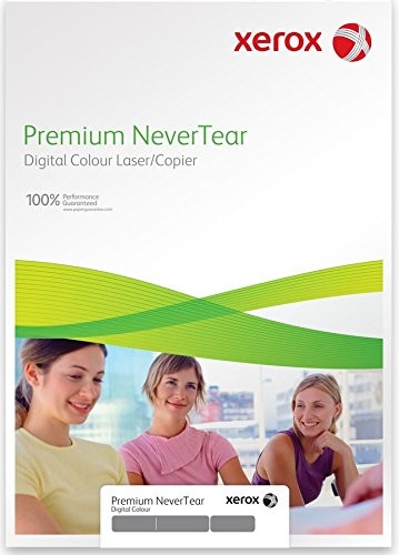Xerox 003R98056 odporności na działanie wody Premium NeverTear DIN A4 95 m, około 125 G/M, pudełko z 100 arkuszy papieru, biały 003R98056