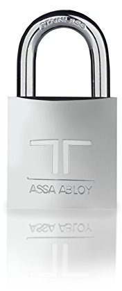 Tesa Assa Abloy, mosiężna kłódka, srebrny