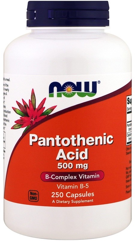 Now Foods NOW Pantothenic Acid 500mg 250caps