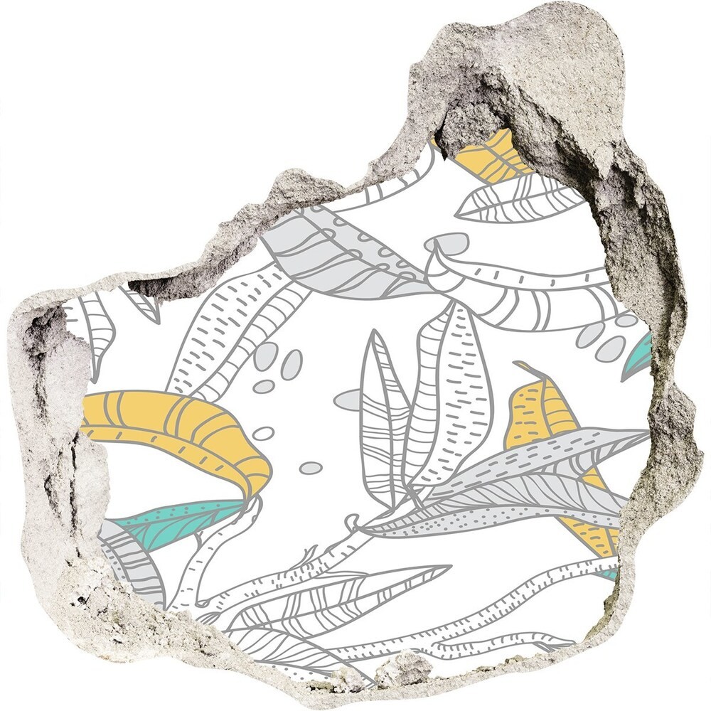 Wallmuralia.pl Fotoobraz dziura na ścianę Kolorowe liście