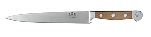 Güde nóż do krojenia szynki, żarówka Alpha Serie, długość ostrza: 21 cm, drewno gruszy, B765/21 B765/21