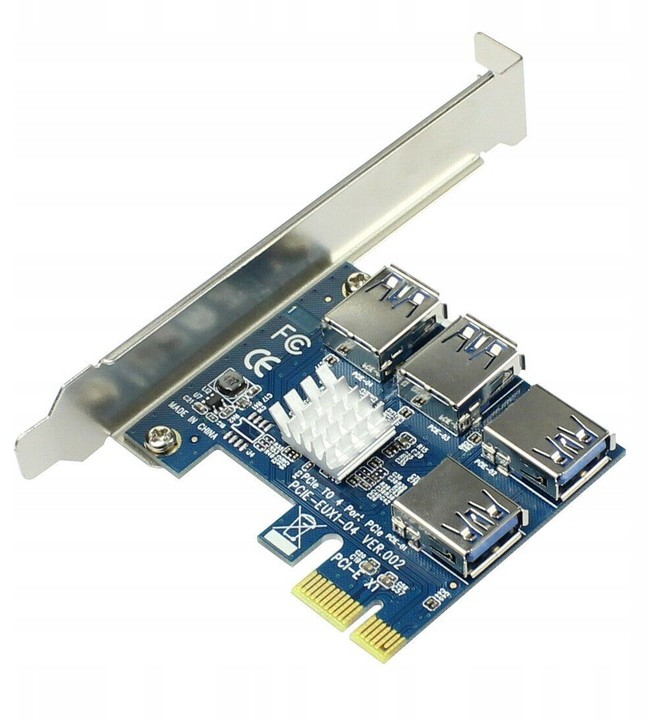 Adapter Rozdzielacz Portu Pci-e Usb Riser Splitter