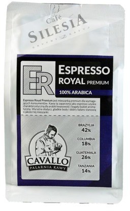 CAVALLO kawa Cavallo ESPRESSO ROYAL PREMIUM 250g ziarnista 59.11. CVPRE0,25