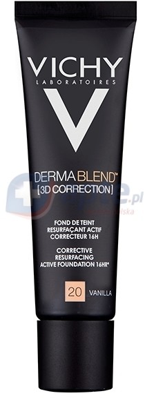 Vichy Dermablend KOREKTA 3D podkład wyrównujący powierzchnię skóry 20 (Vanilla) 30ml