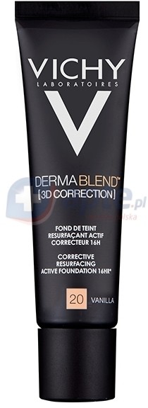 Vichy Dermablend KOREKTA 3D podkład wyrównujący powierzchnię skóry 20 (Vanilla) 30ml