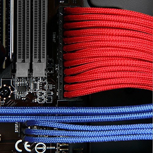 BitFenix adapter (3-biegunowy do 3 X 3-stykowe), 60 cm Niebieski/czarny 4716779440973