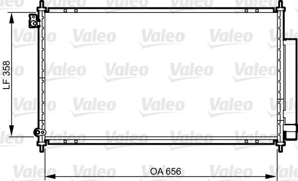 VALEO skraplacz 814242