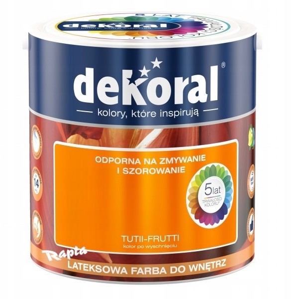 Dekoral Akrylit W 2,5L Tutti-frutti farba matowa e