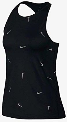 Nike W NP AOP MTLC SWSH Tank żółty, s (AQ0073)