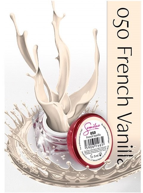 Semilac UV Gel Color 050 French Vanilla 5ml Żel UV do paznokci 5902533440337