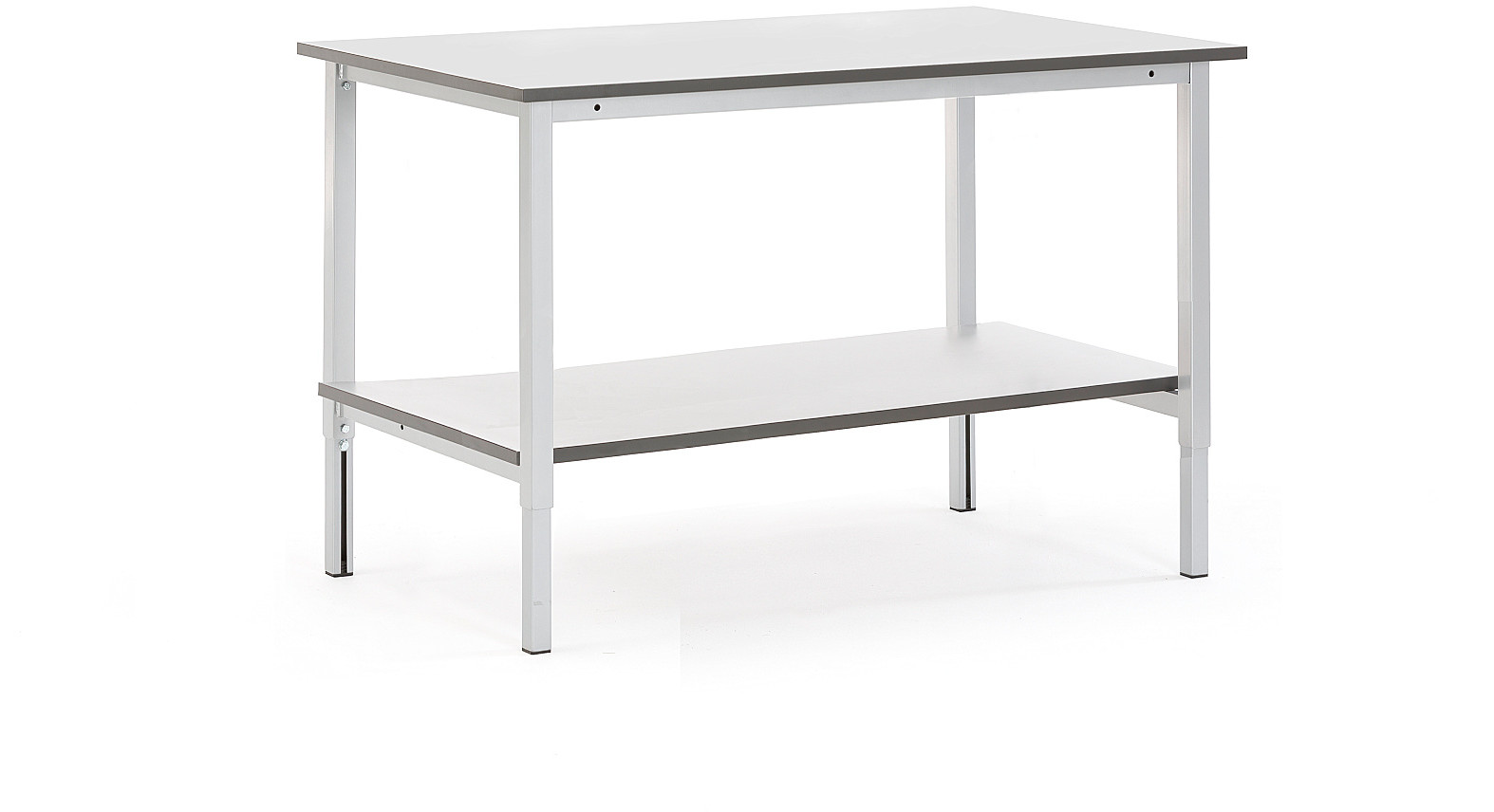 AJ Stół warsztatowy z regulacją wysokości i półką dolną regulacja ręczna 150 2740921