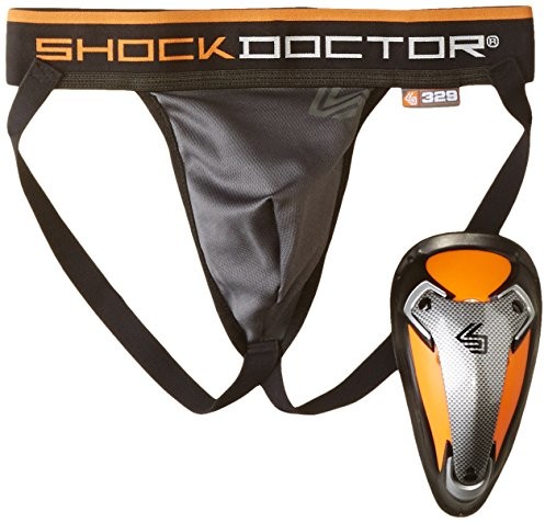 Shock Doctor suspensorium męskie z ochraniaczem Ultra Carbon Flex Cup, szary, S 329-GR-S