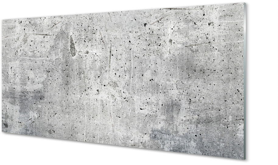Tulup.pl Szklany Panel Kamień beton struktura 120x60cm
