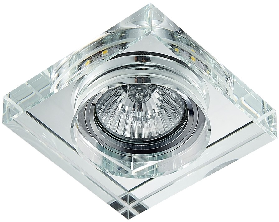 Фото - Інші електротовари Prezent ELEGANT DOUBLE LIGHT 71105 oprawa wpuszczana GU10 – 50W , LED – 3W