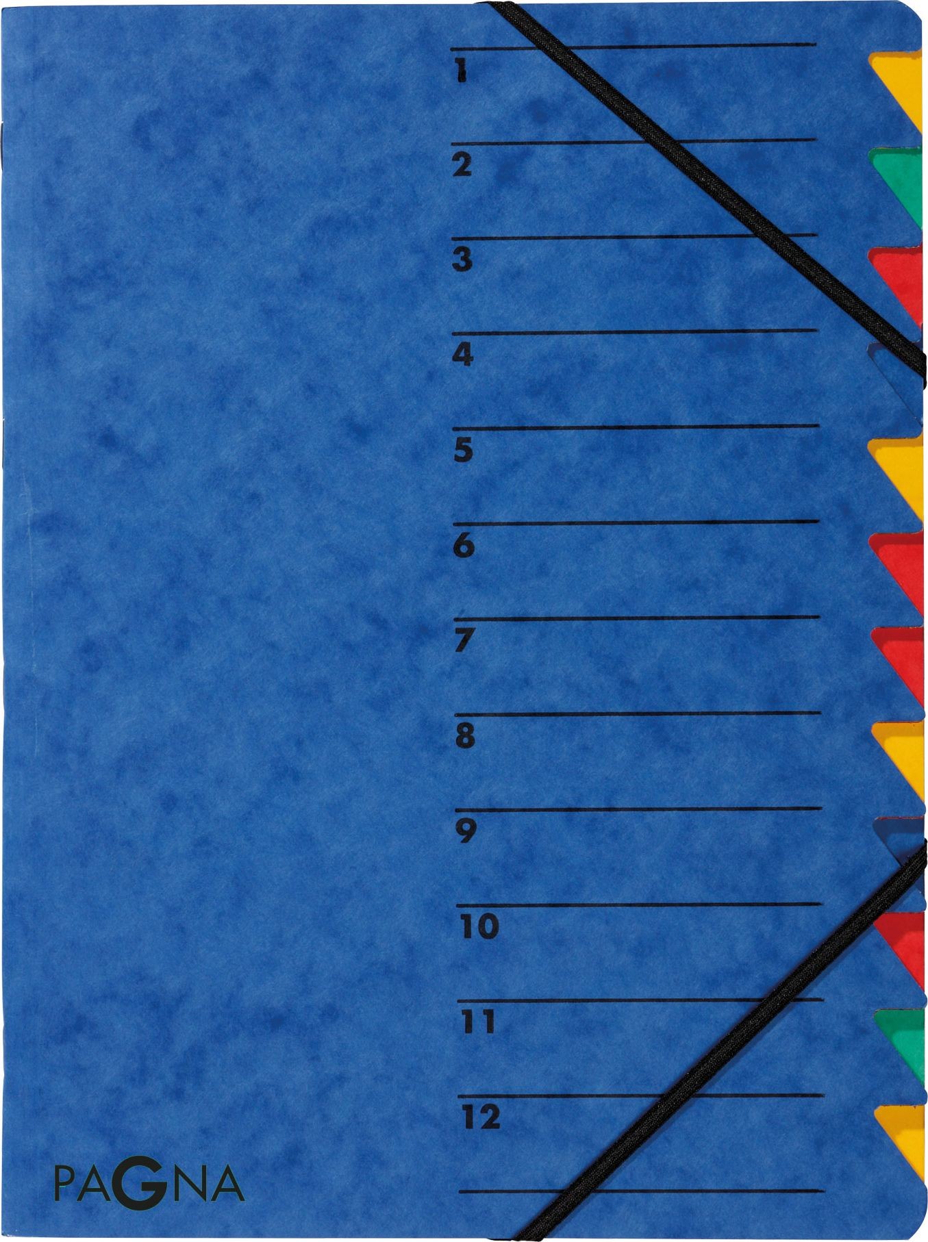 Pagna Teczka Easy 12 Fächer 1-12 blau 24131-02
