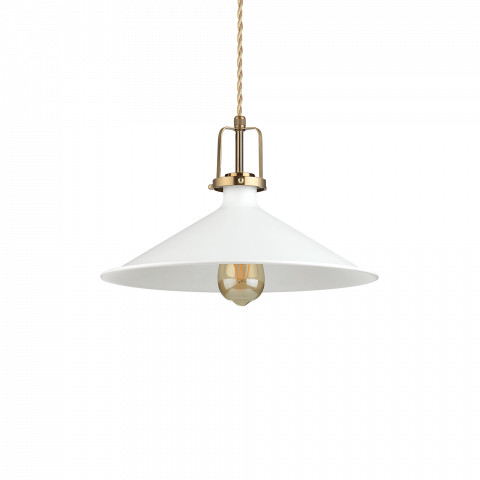 Ideal Lux Lampa wisząca Eris 238210 klasyczna oprawa w kolorze białym 238210