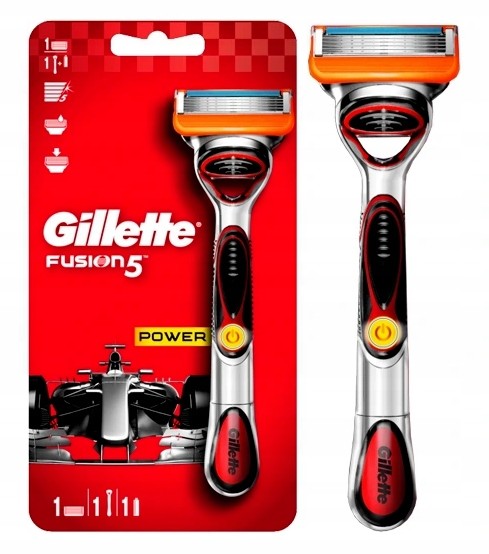 Zdjęcia - Maszynka / ostrze Gillette Fusion5 Power Silver maszynka do golenia 1 szt dla mężczyzn 