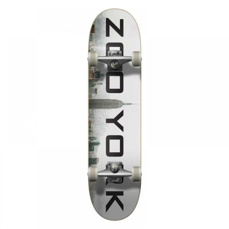 Фото - Скейтборд skateboard ZOO YORK LOGO BLOCK COMPLETE Fog