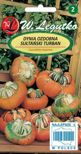Legutko Dynia olbrzymia ozdobna Sułtański Turban mieszanka 5903837102105