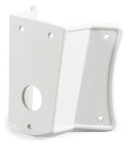 Konstsmide mocujący narożna 445  250/B: aluminium lakierowane na 15 cm głęb.: 14 cm wys.: 8 cm//matowy biały 445-250