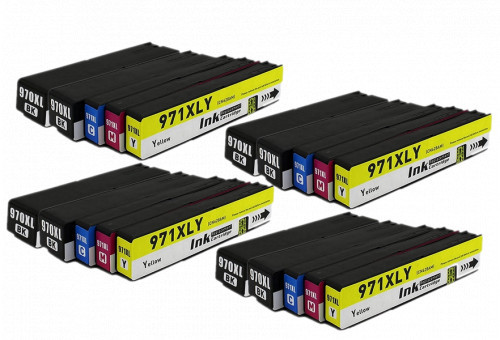 HP 20x Tusz Do HP 970XL 971XL 250/110ml CMYK