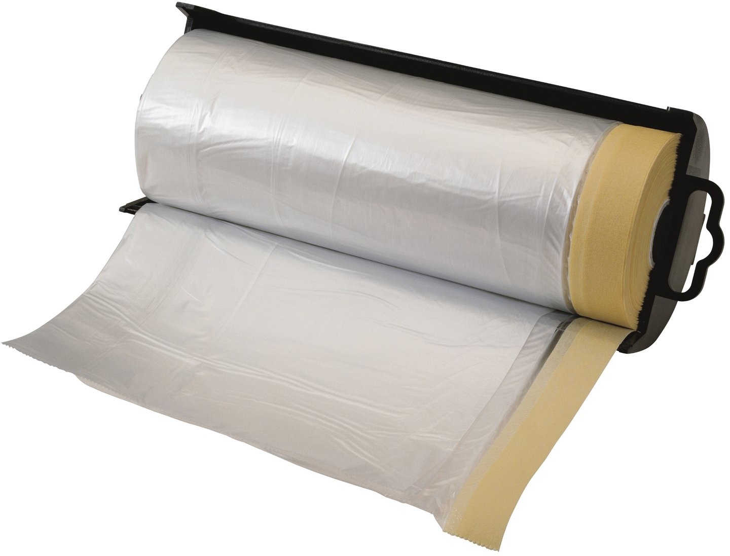 LUX-TOOLS LUX-TOOLS Folia maskująca z taśmą z dyspenserem 1,4 m x 33 m