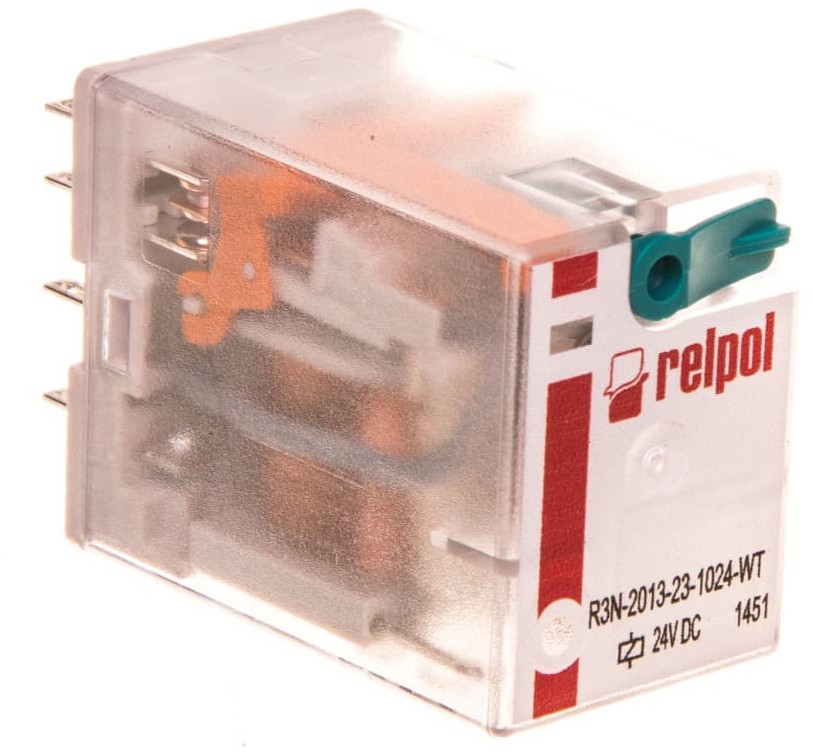 Relpol Przekaźnik przemysłowy 3P 24V DC AgNi R3N-2013-23-1024-WT 860402