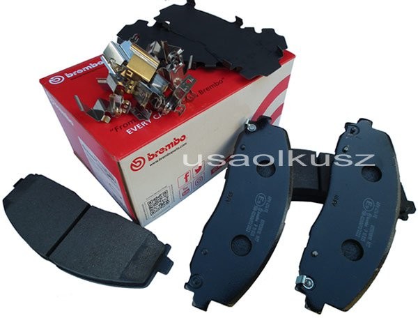 brembo Klocki hamulcowe przednie tarcze 330mm Dodge Caravan 2012 68144163AE