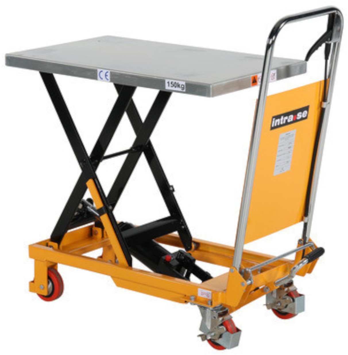 intra.se Swedmach Stół Podnoszący Hydrauliczny Z Pompą Nożną - 150Kg