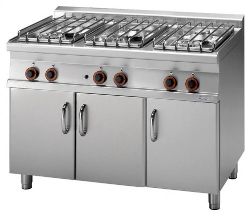RM Gastro Kuchnia gazowa z szafką PC 712 G/P PC-712-G/P
