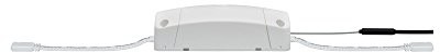 Paulmann lampy 50045 SmartHome ZigBee maxled sterownicza/DIMM Controller maks. 144 W 24 V DC szare tworzywo sztuczne urządzenie załączania 500.45, plastik, kolor biały, 3.8 x 9.5 x 2.8 cm 500.45