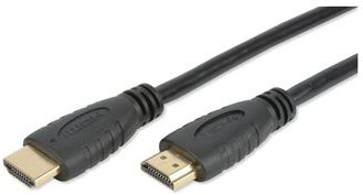 Techly Kabel HDMI HDMI 0.5m Czarno-żółty 025893