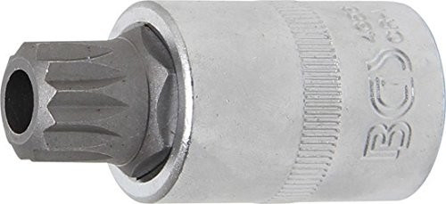 BGS wkładka bit, 1/2 cala, uzębienie wewnętrzne, z otworem, M16 x 58 MM, 1 sztuka, 4356