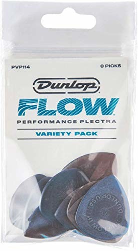 Dunlop Jim PVP114 Médiators Variety Pack Flow Beutel de 8 PVP114