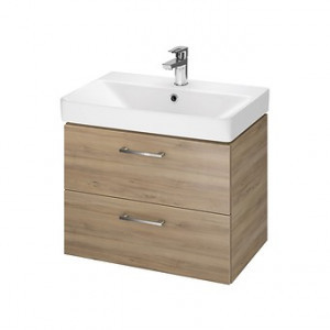 Cersanit S801-319-DSM SET B280 LARA MILLE 60 SLIM ORZECH DSM SZAFKA + UMYWALKA)