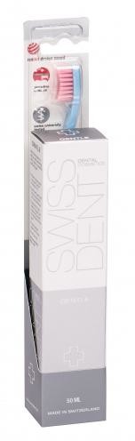 Swissdent Gentle Whitening zestaw Pasta wybielająca 50 ml + Szczoteczka do zębów Profi Gentle Extra Soft 1 szt Light Blue unisex