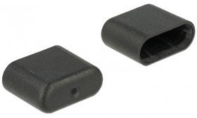Delock USB chroniące przed kurzem typc czarna 10 sztuk 64008
