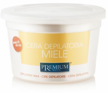 PREMIUM textile Wosk do depilacji premium miele miodowy 350ml