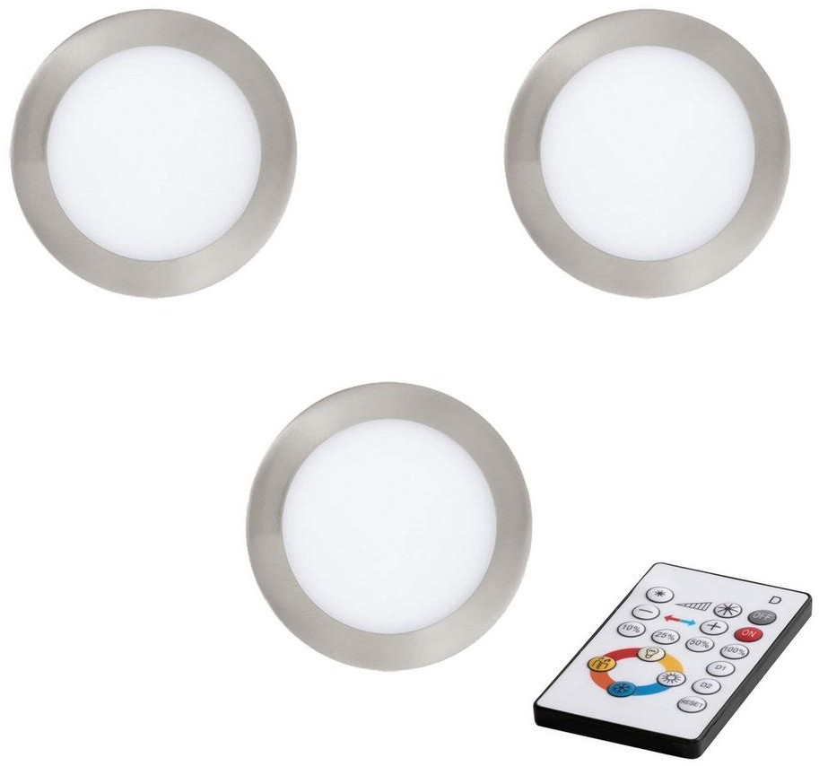 Eglo 78736 - SET 3x LED Ściemniana lampa wpuszczana TINUS LED/11W/230V + pilot