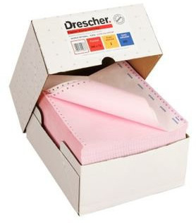 Drescher 240 1+2 12 Papier komputerowy Kolor kopia
