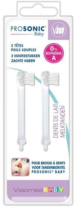 Visiomed Prosonic Baby Koncówki do szczoteczki TOW003418