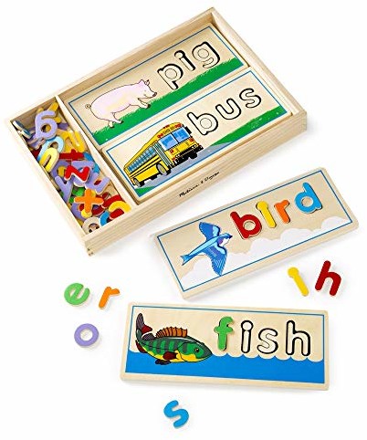 Melissa & Doug See & Spell Wood puzzle