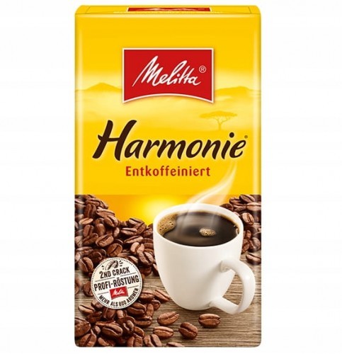 Melitta NIEMIECKA Bezkofeinowa kawa mielona 500 g