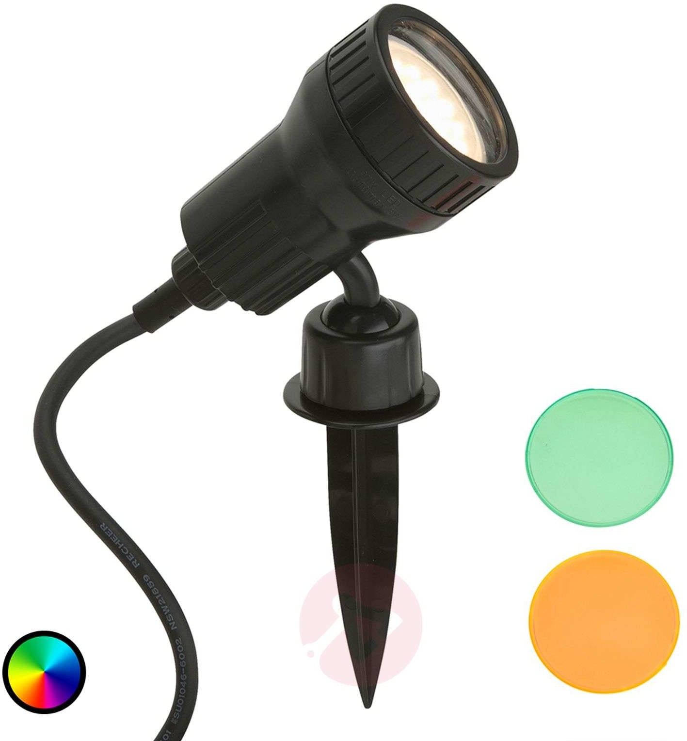 Briloner Reflektor z grotem ziemnym LED Terra z filtrem