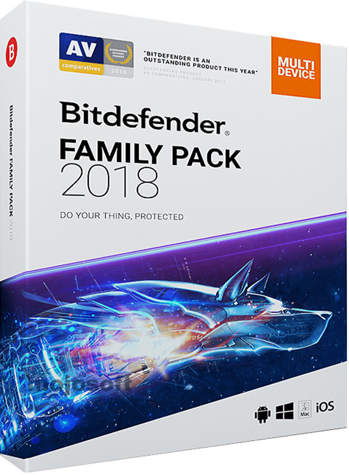 Bitdefender Total Security Family Pack - 3 Lata 2018 (BDFP-N-3Y-NL)