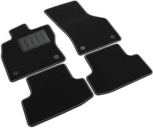 Il Tappeto Auto Produkt dywanik samochodowy, sprint04009, dywaniki dywaniki czarne, antypoślizgowa wzmocnionej krawędzi, dwukolorowa, osłoną z gumy, Golf VII 3/5-drzwiowego Variant, LEON 3P 3/5 drzwi ST. SPRINT04009