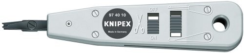 Knipex 97 40 10 narzędzie do montażu przewodów typu LSA-Plus i podobnych, długość: 175 mm 97 40 10