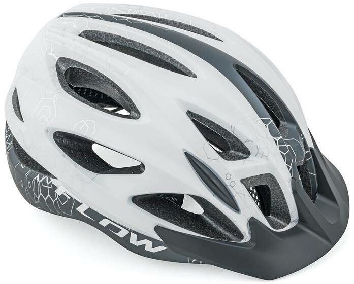 Author Kask Flow X9 biało-czarny mat 54-58